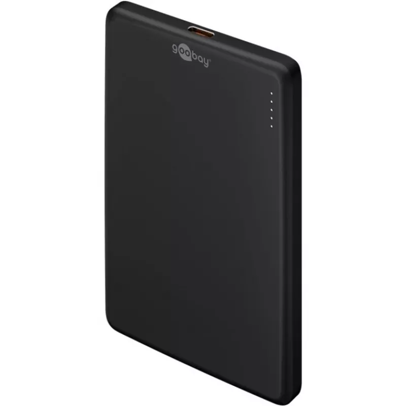 Goobay Magnetiline juhtmevaba toitepank | 70182 | 5000 mAh | USB-C | Must