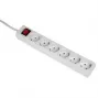 Hama 00108833 liigpingekaitse valge 6 vahelduvvoolupistikut 230 V 5 m