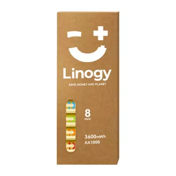 LINOGY AA Li-ion Pro akukomplekt - 8 tk