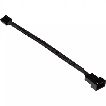 Kaablipikendus Alphacool 18673 Plast Must 150mm