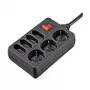Hama 00108868 pikendusjuhe 1,4 m 7 vahelduvvoolupistikut Siseruumides Must