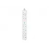 Pikendusjuhe LogiLink LPS271 1,5 m 6 vahelduvvoolupistikut Siseruumides Valge