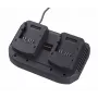 Laadija Yard Force YF-ALC40D kahe pordiga 20 V 2x2 A tööriistaakudele