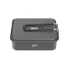 ESBIT tahkekütusel keedunõu Pott 1.1 L Alumiinium, Must