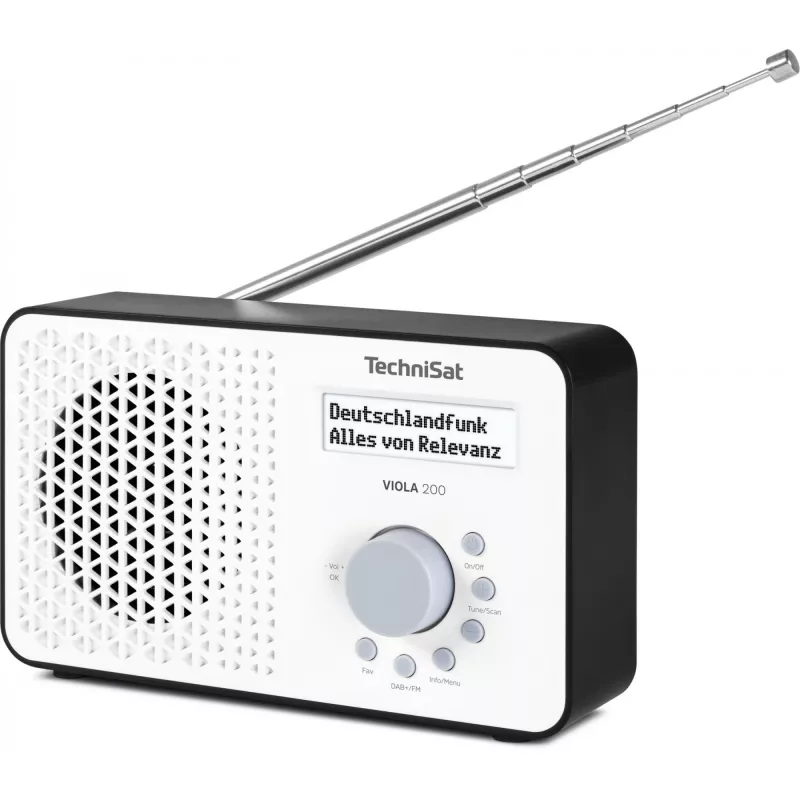 TV-vastuvõtja TECHNISAT VIOLA 200 valge/must HD DVB‑S2