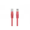 Võrgukaabel LANBERG PCF6-20CC-0025-R Cat6 U/UTP RJ-45 kuni RJ-45 0,25 m Punane, CCA, 250 MHz