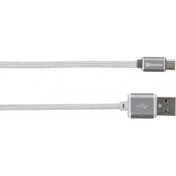 Skross 2.700240 1m USB A Micro-USB A White USB Cable (72665)