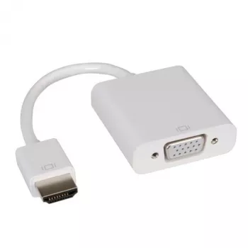 HDMI-VGA adapterkaabel, HDMI ST - VGA BU 0.15 m, 0.15 m, VGA D-Sub , HDMI tüüp A standard
