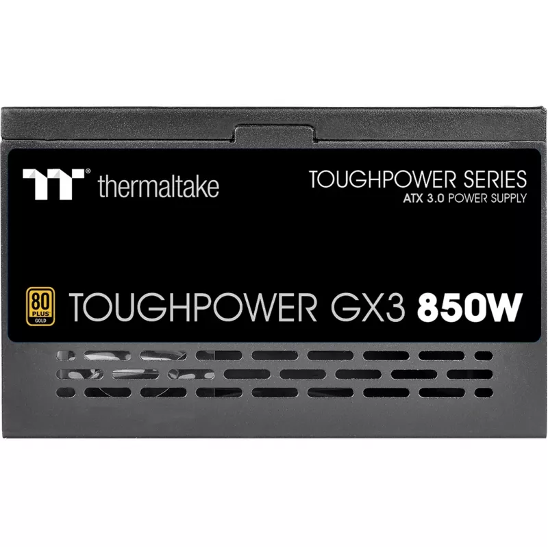 Thermaltake ToughPower GX3 - Toiteplokk (sisemine) - ATX12V 3,0 - EPS12V - 80 PLUS Gold - AC 100-240 V - 850 W - Must (PS-TPD-0850NNFAGE-3)