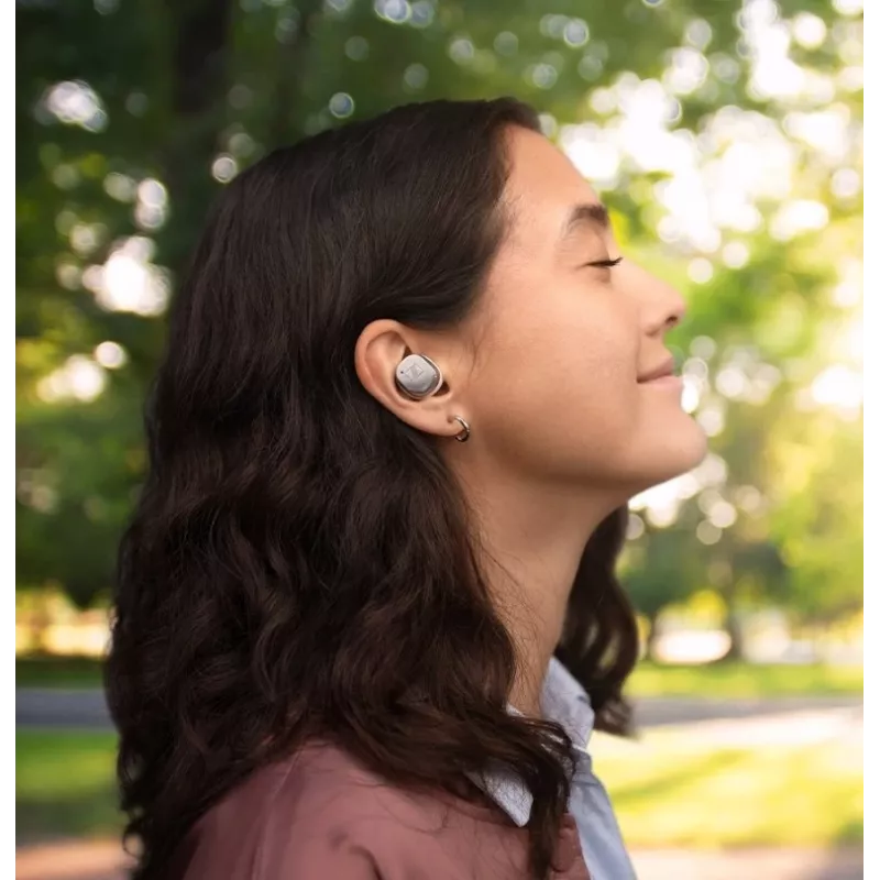 SENNHEISER Momentum MTW4 juhtmevabad Bluetooth mürasummutusega spordikõrvaklapid - valge ja hõbedane