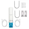 Välistingimustes kasutatav mitmesuunaline 4G LTE antenn QOLTEC 57044, 5 dBi, 600–2700 MHz, 50 W, 50 Ω, valge vasest korpus