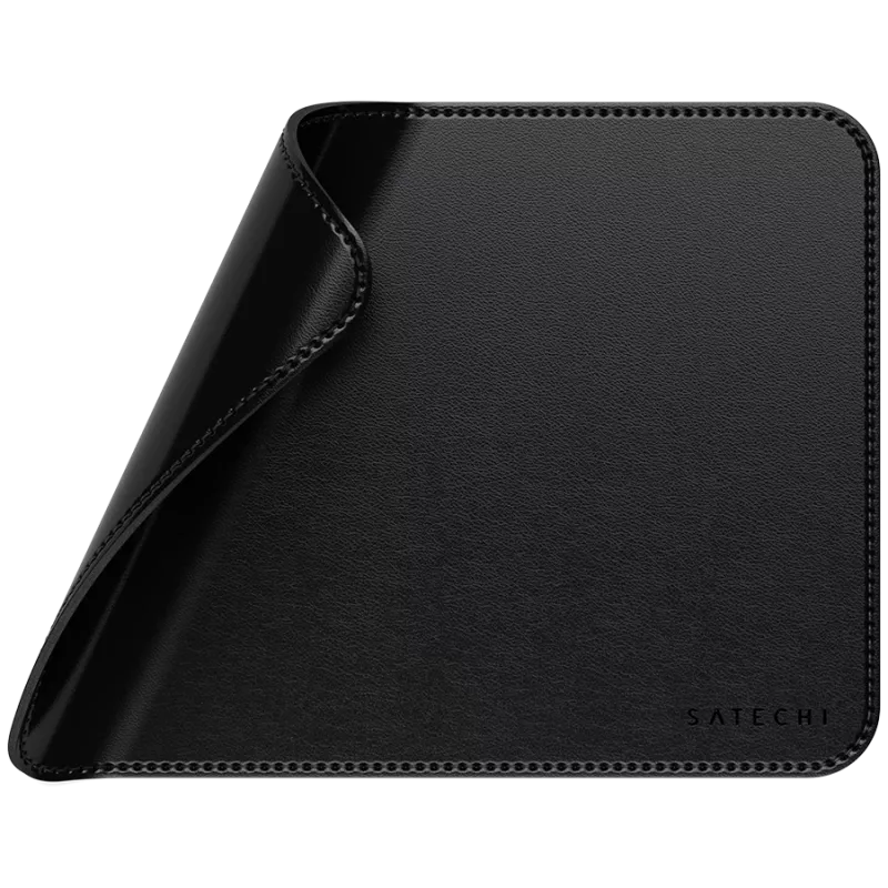 Satechi Premium hiir Pad - vegan nahast hiirematt (must)