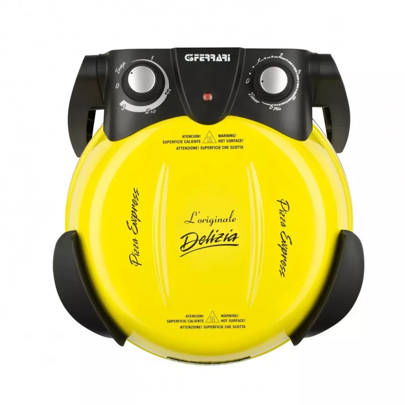 G3 Ferrari Delizia pitsavalmistaja/ahi 1 pitsa 1200 W must, kollane
