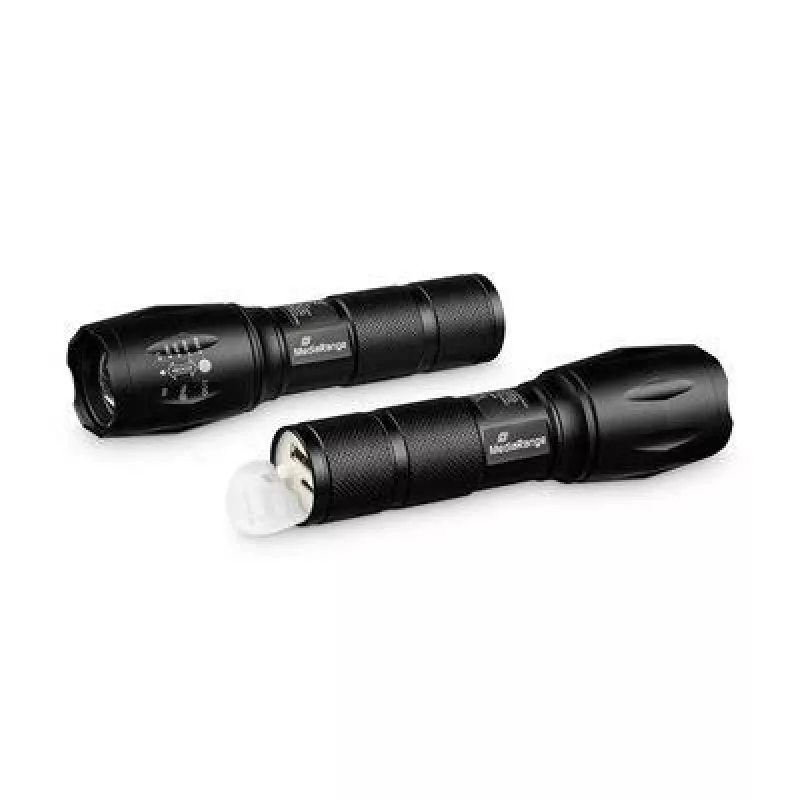 Käsilamp MediaRange MR735 must LED 10W USB laetav
