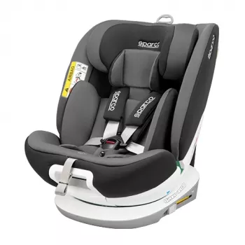 Lapse turvahäll Sparco SK3000 Gray SK3000I_GR lastele pikkusega 40–150 cm