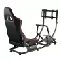 Racing cockpit huzaro Speed 6.0 reguleeritava istme, terasraami, 30°–90° nurga all, toetab kuni 120 kg, punane, 1080×1360×560 mm