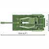 Ehituskomplekt Cobi IS-2 mudel, II maailmasõja tank, 130 tk, soovitatav vanus 6+