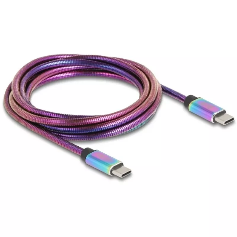 DeLOCK USB-kaabel USB 2.0 2m USB C mitmevärviline 81116