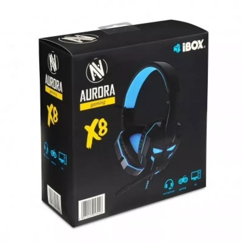 IBOX X8 GAMING SHPIX8MV Kõrvaklapid (must) (SHPIX8MV)