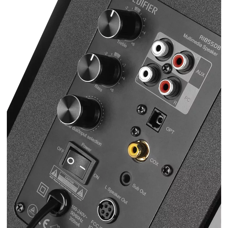 Edifier Studio R1855DB Bluetooth riiulikõlar - must