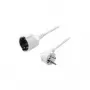 Logilink - Toitepikenduskaabel - CEE 7/7 (SCHUKO) (M) - CEE 7/7 (SCHUKO) (W) - 3 m - 90-kraadine pistik (LPS101)