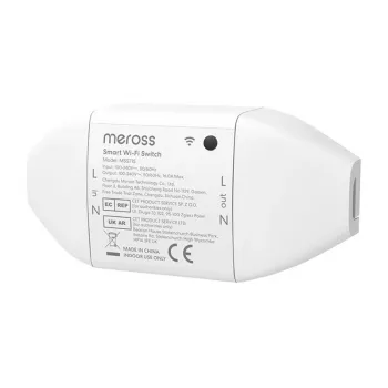 Nutikas WiFi-lüliti Meross MSS715MA-UN Matter-ühilduv – ühekanaliline seinasisene relee koduautomaatikale