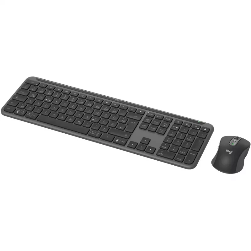 Logitech 920-012483 klaviatuur hiir included Office RF Wireless + Bluetooth QWERTZ German Graphite