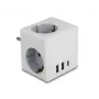 Toitepistiku adapter Type F DeLOCK 11496 2 USB-porti 5V 2.4A 3A