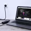 Qoltec 50090.90W toiteadapter/muundur Siseruumides Must