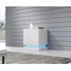 Öökapivalgusti cama meble QIU, 2 tk, RGB, pinnale paigaldatav, vahelduvvoolutoide