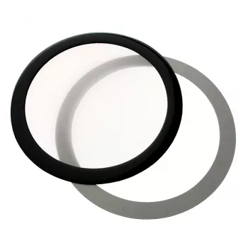 Tolmufilter DEMCiflex 120 mm ümmargune, must/valge korpuse ventilaatori ja ventilatsiooniavade jaoks