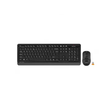A4Tech Fstyler FG1012 juhtmevaba klaviatuuri ja hiire komplekt, must