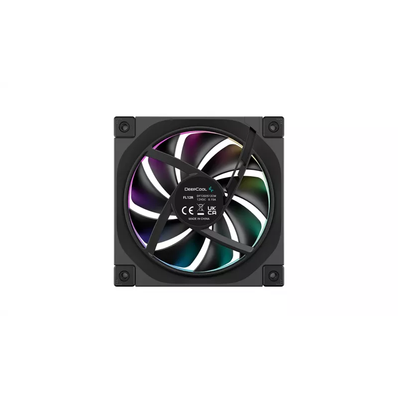 DeepCool FL12R 120mm ARGB korpusventilaatorid 3-pakk must