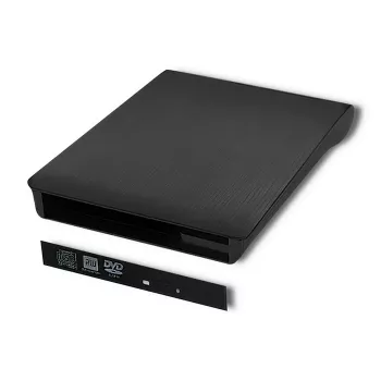 Väline USB 2.0 SATA optilise draivi korpus Qoltec 51863 must