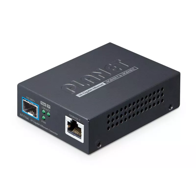 Meediumimuundur PLANET 10GBASE-T to 10GBASE-X SFP+ vaskport Must