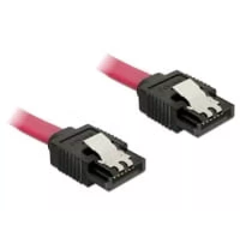 DeLOCK 82677 SATA-kaabel 0,5 m punane
