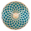 NeXtime klok 3149tq Sun Large, Ø50 cm, Seinale, Türkiis