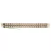 Tripp N254-048-SH-6A 48 porti 1 HE racki paigaldus varjestatud Cat6a STP läbivoolu paigalduspaneel - RJ45 Ethernet - TAA - 10 Gigabit Ethernet - RJ-45 - Cat6a - Hõbe - Valge - Rackeinb