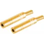 ShiverPeaks BS50800-G2 juhtmepistik 6,3 mm kuldne emane 2 tk