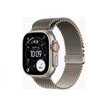 Apple Watch Ultra 3 GPS + Cellular 49mm naturaalne titaankorpus naturaalse titaanist Milanese Loop'iga - keskmine | Apple