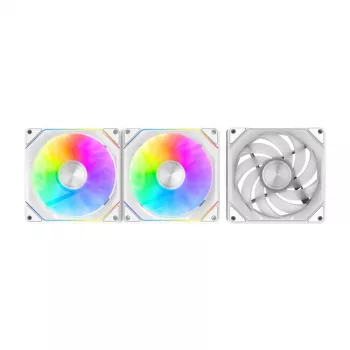 Jahutusventilaatorid Darkflash Gauss G24 3-ühes valge 120mm — komplekt 3 tk, 120 mm