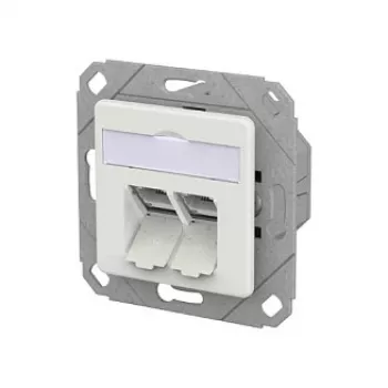 METZ CONNECT Connection Socket E-DAT C6A LSA++ 2 Port UPk verkehrswei