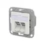 METZ CONNECT Connection Socket E-DAT C6A LSA++ 2 Port UPk verkehrswei
