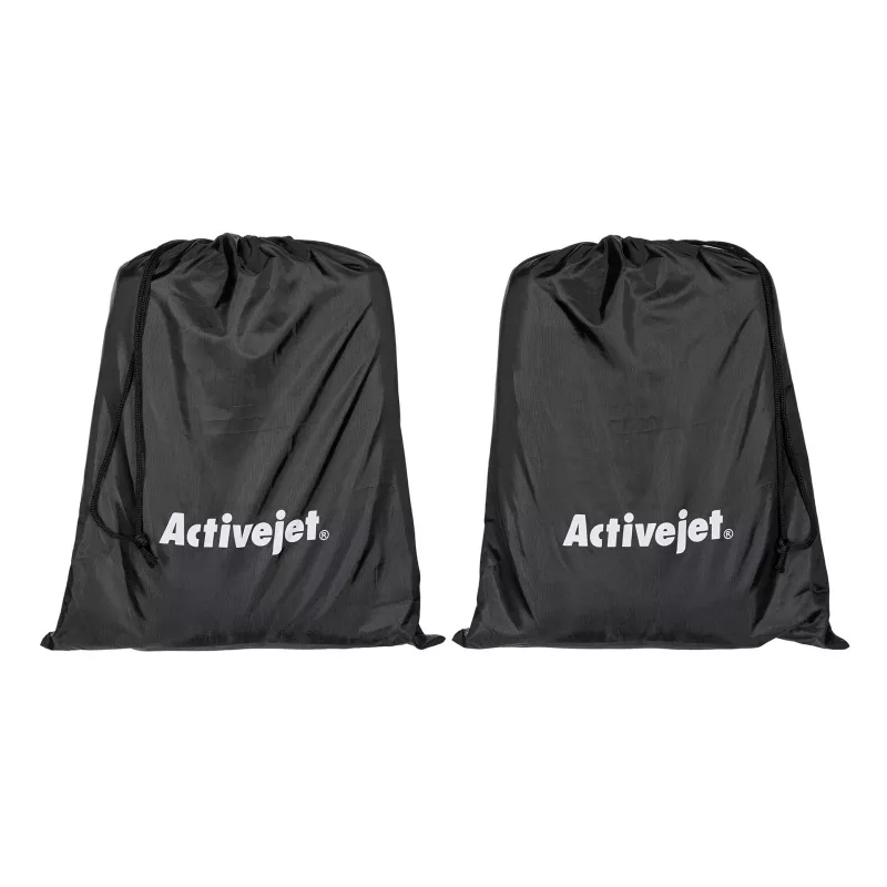 Lümfidrenaažikompressioonmassaažiseade jalgadele ActiveJet ACM-PLUS-A1 L — aku, 25 W, sisseehitatud aku, 380×1020×60 mm, must