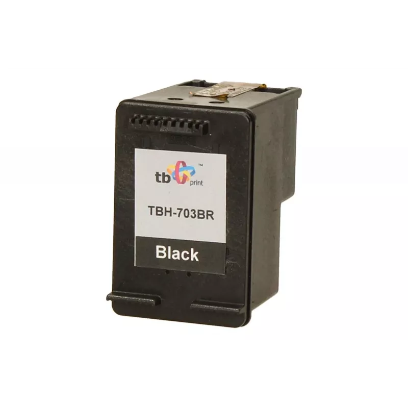 Print, Cartucce, Ink HP DJ D730/F735 Must taastatud TBH-703BR (HP Nr. 703 CD887AE)