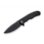 CIVIVI Praxis nuga 9Cr18MoV Micarta üleni must