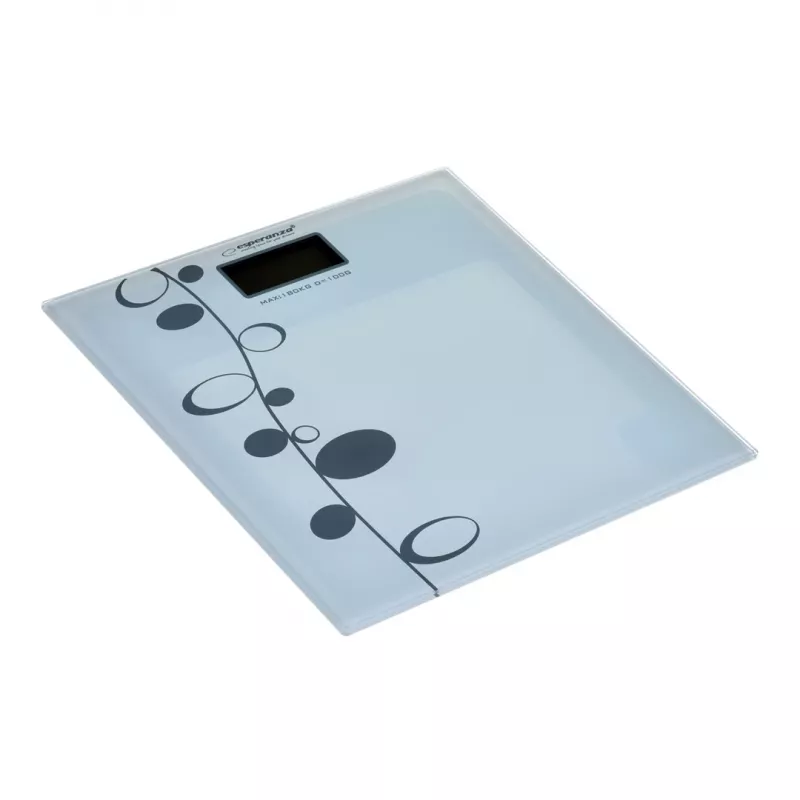 Isiklik vannitoakaal Esperanza Zumba EBS005 - elektrooniline, 180 kg, valge klaas