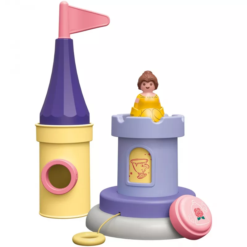 PLAYMOBIL JUNIOR & Disney: Belle'i mängutorn heliga | Mängukomplekt väikelastele vanuses 1-3