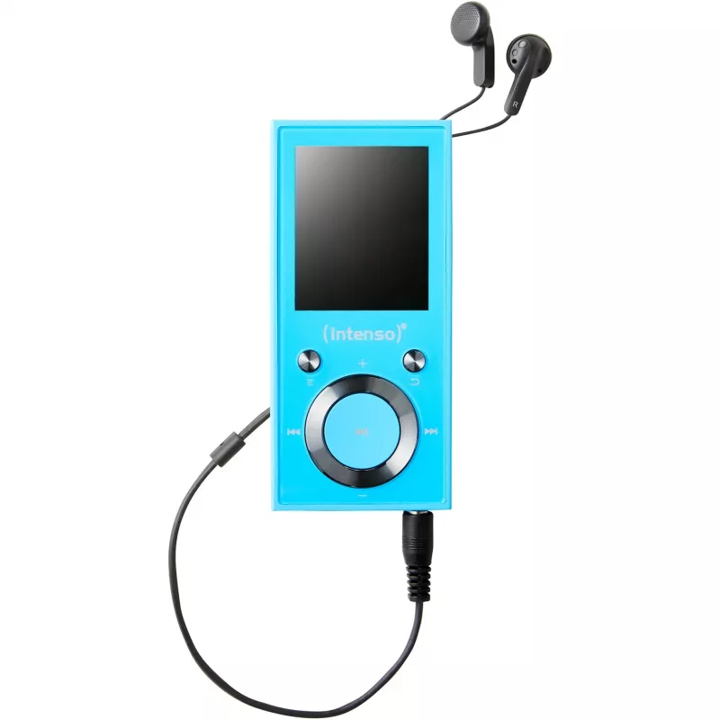 MP3-mängija INTENSO Video Scooter BT — 16 GB, LCD-ekraan, MicroSD-ühilduv, sinine