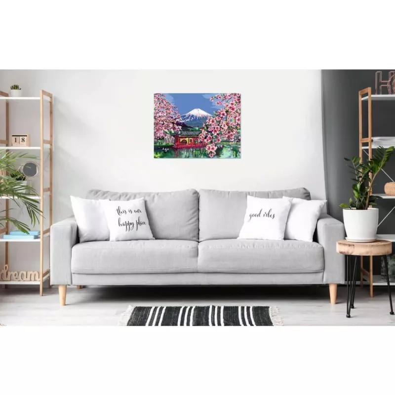 Ravensburger maalikomplekt CreArt Japanese Cherry Blossom 23914 – kunstikomplekt maalimiseks